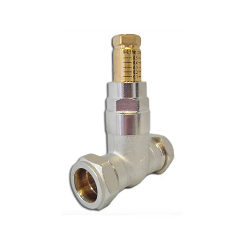 Reliance Straight Automatic Dial Up Differential Bypass Valve - 22mm - DIFF200005