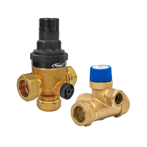 RWC 2 Piece Multibloc Inlet Control Valve - 3/8 Bar 