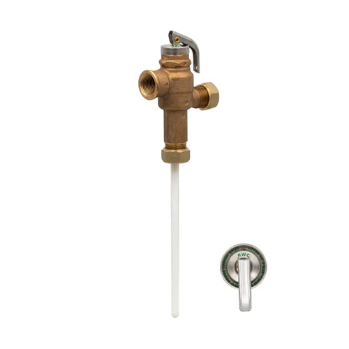 RWC HTT55C Pressure & Temperature Relief Valve - 7 Bar - 1/2" FBSP x 15mm - PTEM200009