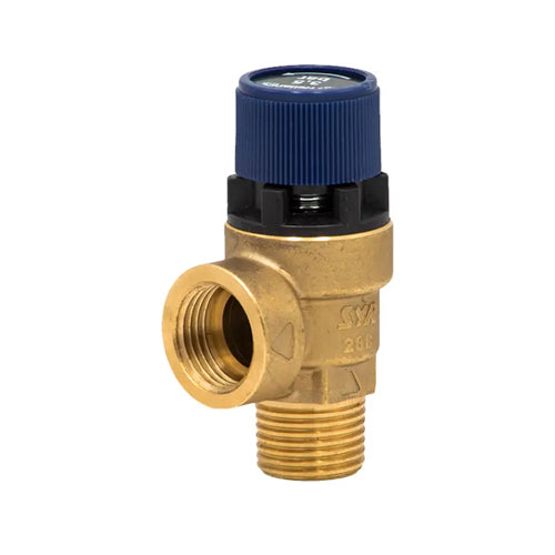 RWC 102 Series Potable Water Pressure Relief Expansion Valve - 5 Bar - 1/2" MBSP x 1/2" FBSP - PREL102041