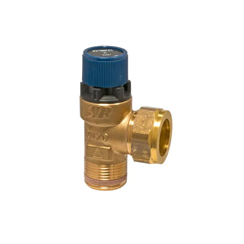 RWC 102 Series Potable Water Pressure Relief Expansion Valve - 5 Bar - 3/4" MBSP x 22mm - PREL102049