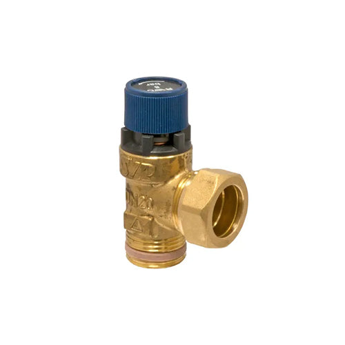 RWC 102 Series Potable Water Pressure Relief Expansion Valve - 8 Bar - 3/4" MBSP x 22mm - PREL102050