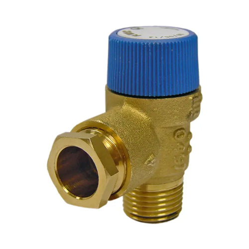 RWC 107 Series Pressure Relief Valve - 3.5 Bar - 1/2" MBSP x 15mm - PREL107020