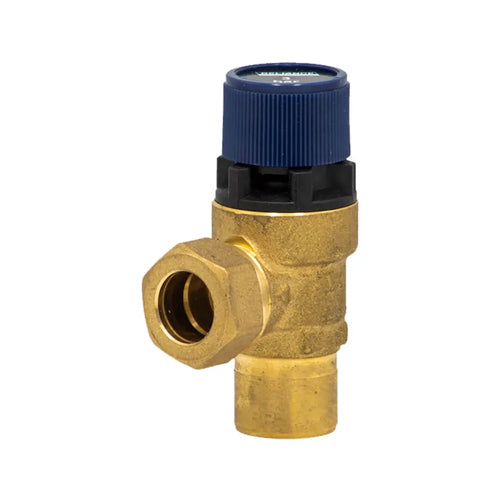 RWC 2117 Series Pressure Relief Valve - 8 Bar - 22mm x 15mm - PREL510505