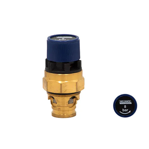 RWC Blue 2116 Rubber Seat Pressure Relief Expansion Cartridge - 8 Bar - RELC102201