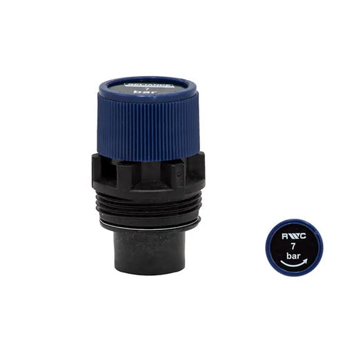 RWC Blue 2116 Rubber Seat Pressure Relief Expansion Cartridge - 7 Bar - ZRC214038
