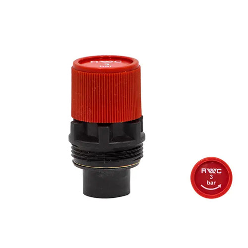 RWC Red 2116 Rubber Seat Pressure Relief Expansion Cartridge - 3 Bar - ZRC214043
