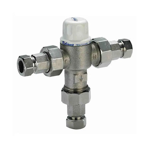 RWC Heatguard TMV3/8 Thermostatic Mixing Valve 2-in-1 - 22mm - HEAT160020