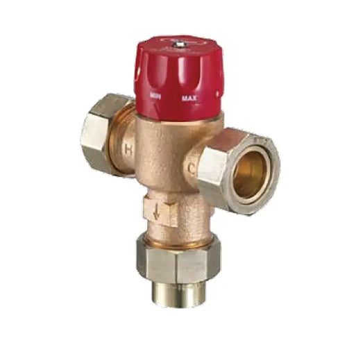 RWC Heatguard UFH Thermostatic Mixing, Blending, Tempering Valve 2-in-1 - 22mm - HEAT219058