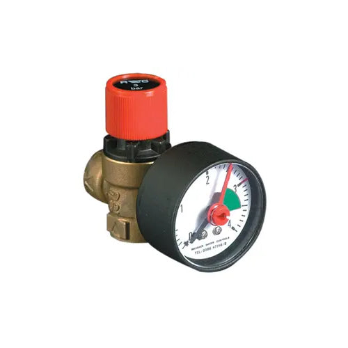 RWC 101 Series Pressure Relief Valve - 3 Bar - 1/2" F x F - PREL103003