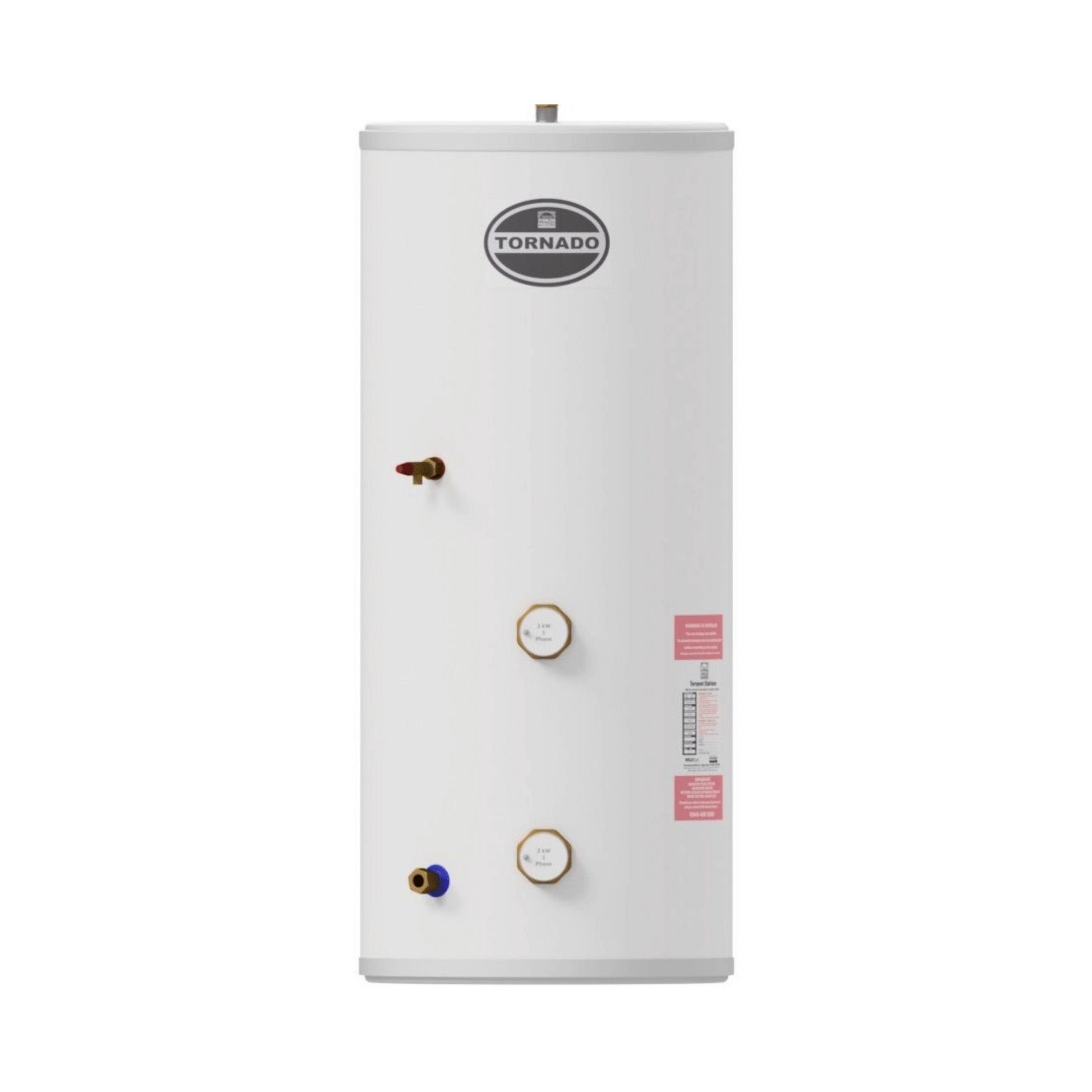 Telford Tornado Direct - Unvented - Hot Water Cylinder - 300 Litre - T2SD300/3.0