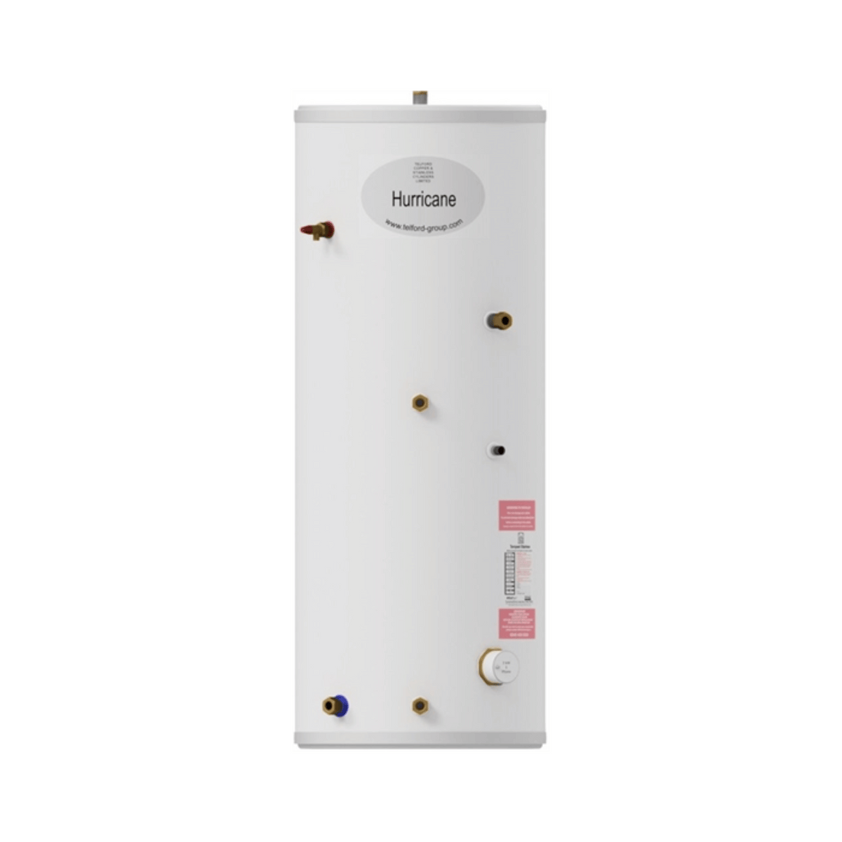 Telford Hurricane Indirect - Unvented - Hot Water Cylinder - 300 Litre - HURI300