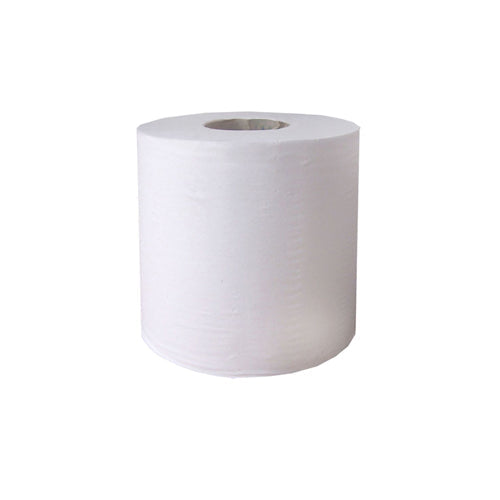 Todays Tools Centre Feed Paper Roll - White - 195mm x 140m - WHPR
