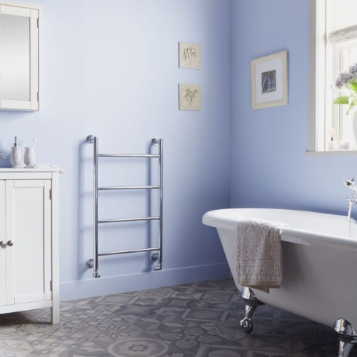 Towelrads Ballymore Towel Rail - 900mm x 560mm - Chrome - 128022