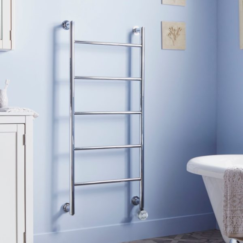 Towelrads Ballymore Electric Towel Rail - 1200mm x 560mm - Chrome - 128024