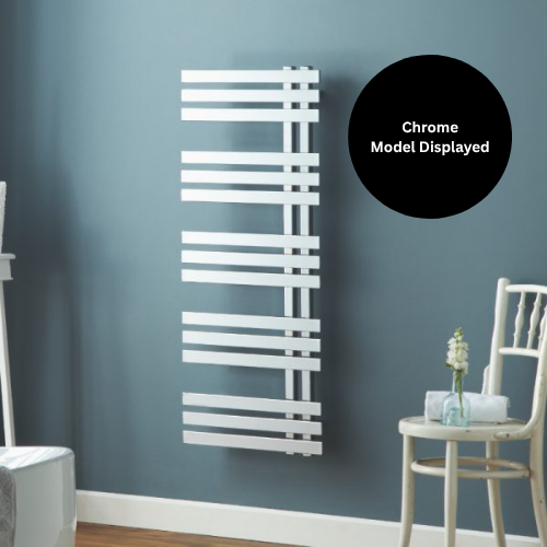 Towelrads Cobham Towel Rail - 1800mm x 500mm - Black - 120888
