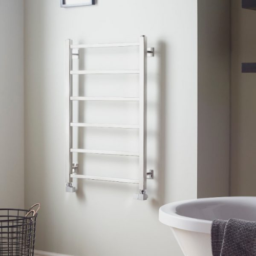 Towelrads Diva Dry Electric Towel Rail - 1500mm x 500mm - Polished Stainless Steel - 231015