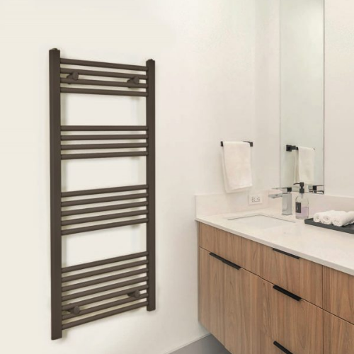 Towelrads Independent Towel Rail - 800mm x 400mm - Mocha - 210064
