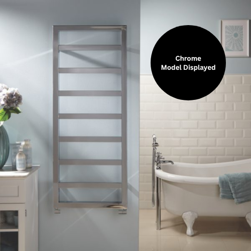 Towelrads Kensington Towel Rail - 1300mm x 530mm - Black Textured - 120883