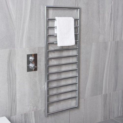 Towelrads Strand Towel Rail - 900mm x 500mm - Chrome - 128015