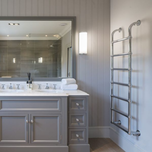 Towelrads Upton Victorian Towel Rail - 1600mm x 500mm - Chrome - 128039