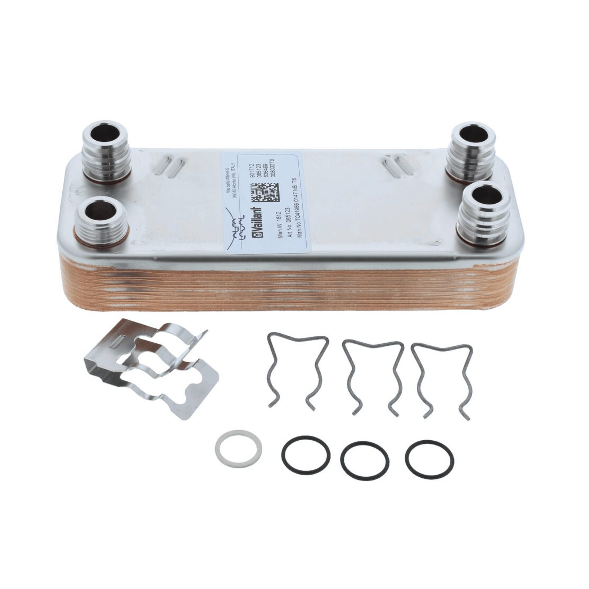 Vaillant Secondary Heat Exchanger 12 Plates - Turbomax Plus VUW/Pro VUW - 065131