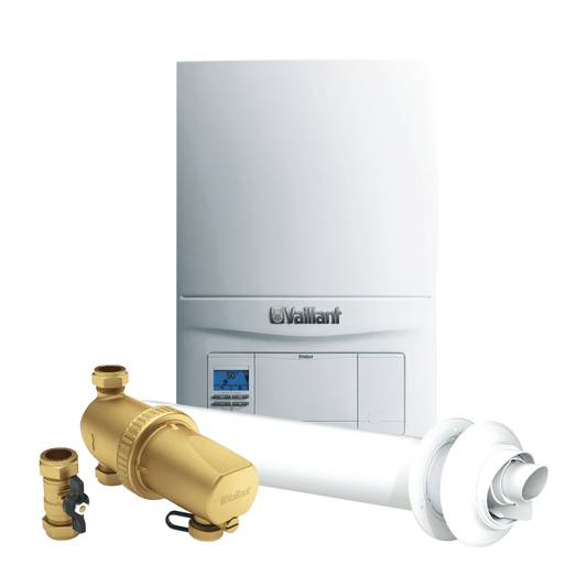 Vaillant ecoFIT pure 835 - Combi Boiler with Horizontal Flue & Advance Filter - 0010020391 + 0010039324 + 0010035819