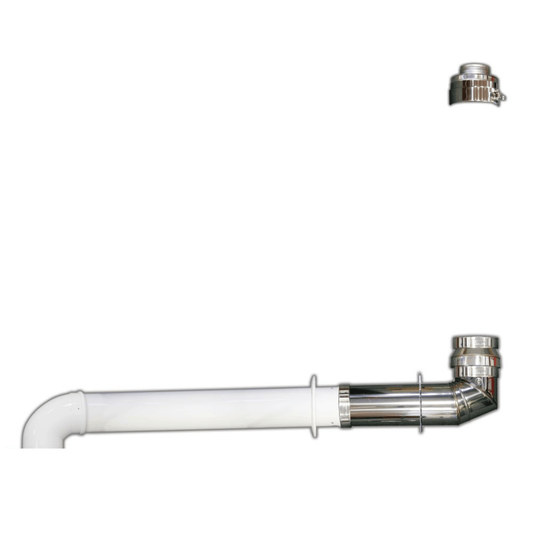 Vaillant Plume Kit - 80/125 - Stainless Steel Facade - 0020042748