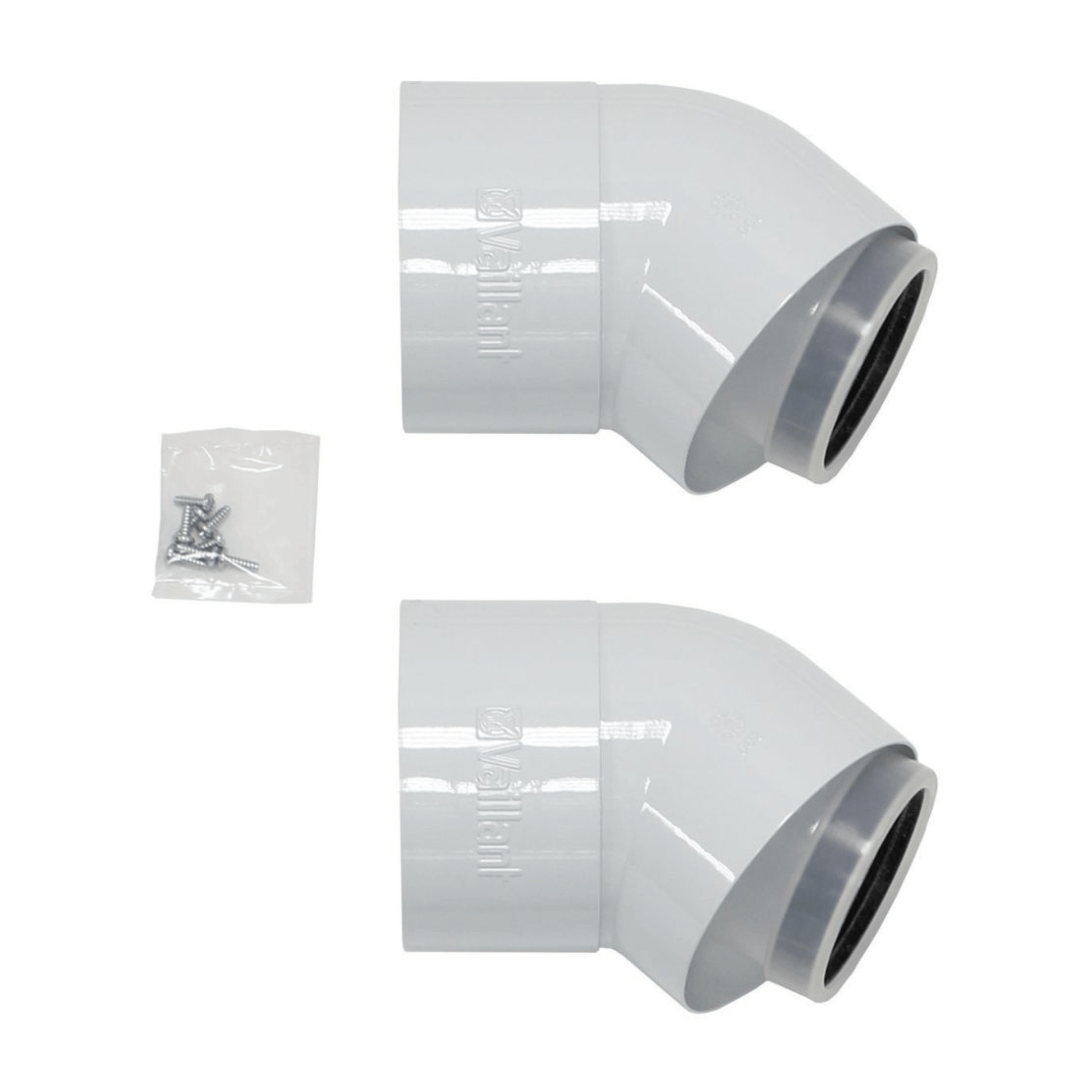 Vaillant 45 Degree Flue Bends - Pack of 2 - 80/125 - 303211