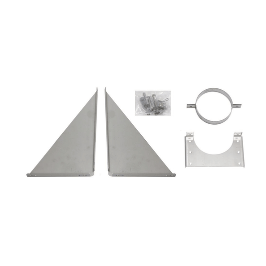 Vaillant Plume Wall Support Bracket - Stainless Steel Facade - 0020042749