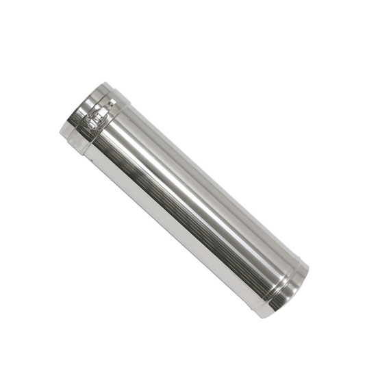Vaillant Plume Extension - 80/125 - 500mm - Stainless Steel Facade - 0020042753