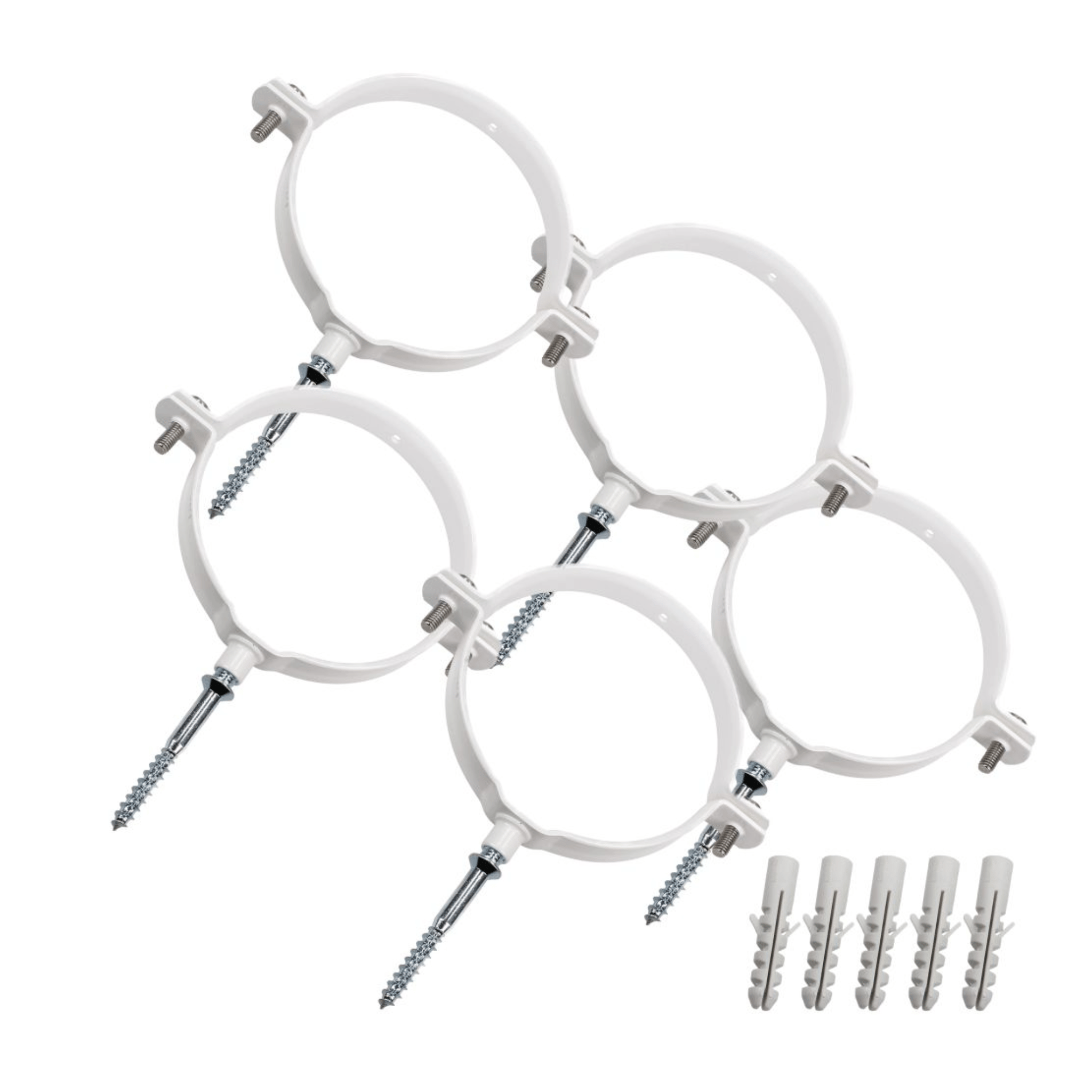 Vaillant Pipe Support Flue Clips - Pack of 5 - 125mm - 303616 – Kings ...