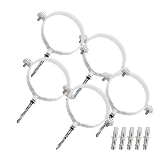Vaillant Pipe Support Flue Clips - Pack of 5 - 125mm - 303616