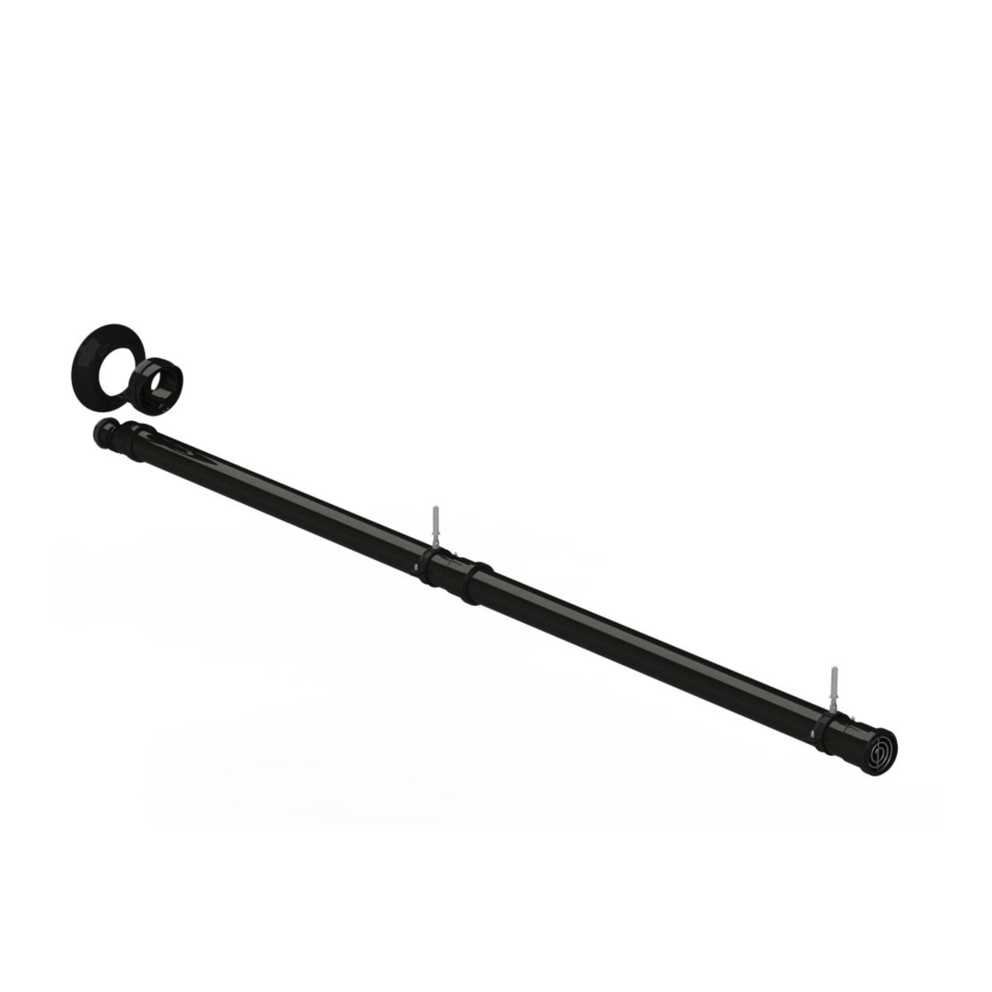 Vaillant Balcony Flue Kit - Black - 0010047863