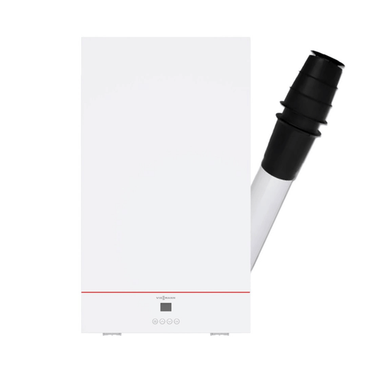 Viessmann Vitodens Classic 24kW PBKB Combi - Combi Boiler & Vertical Flue - 3210105 + 7373230