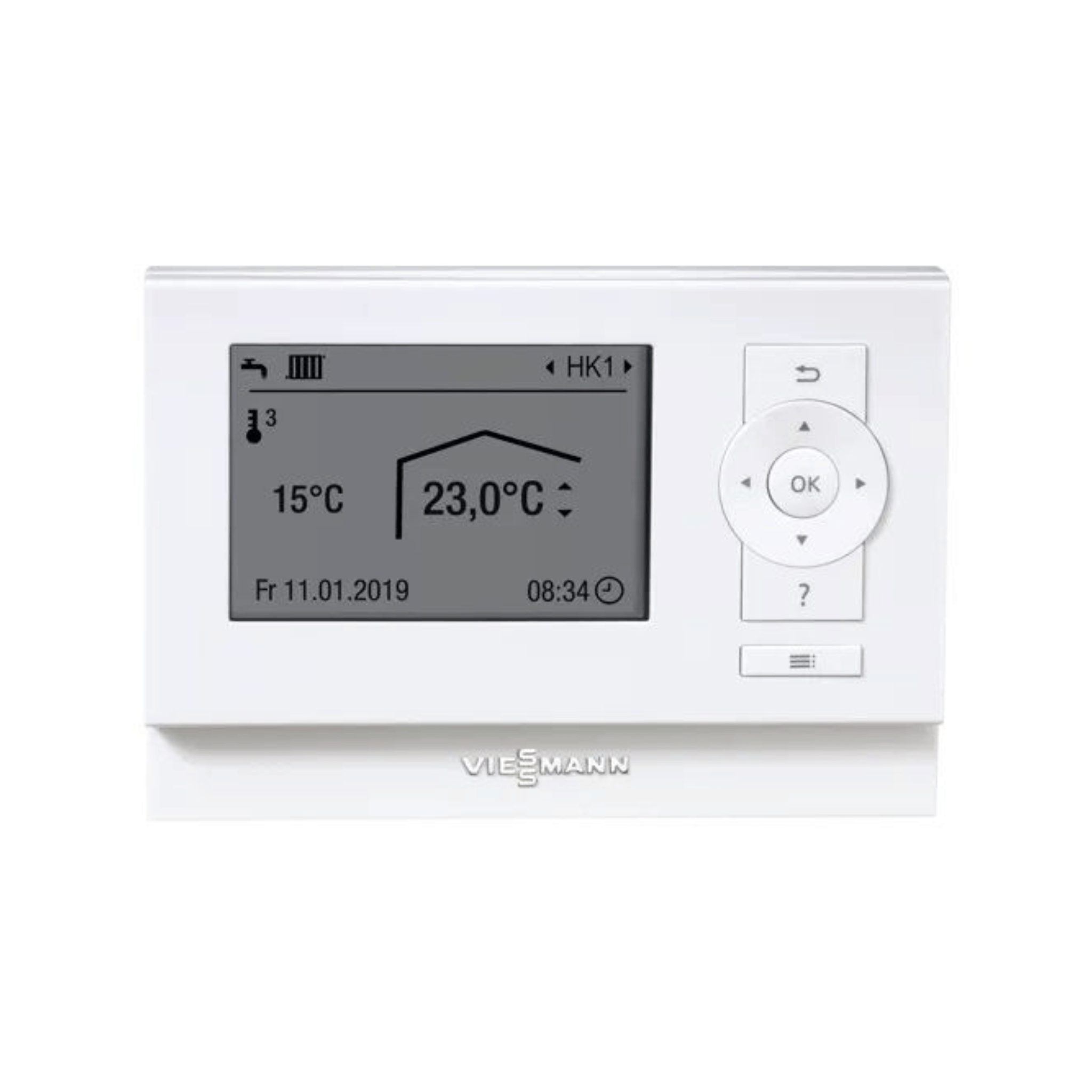 Viessmann Vitotrol 200-E PlusBus Wired Remote Control Unit - 7372087