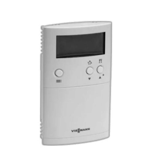 Viessmann Vitotrol 100 UTDB Wired Digital Single Channel 7 Day Programmable Room Thermostat - 7537230