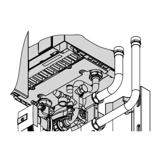 Viessmann 1 1/4" Connection Pipe Bends Set for Top/Bottom Install - for 200-W 49-99kW - 7641147