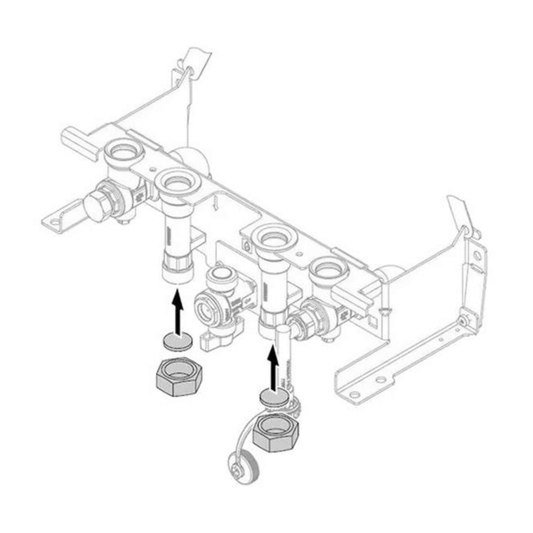 Viessmann Vitodens 200 System DHW Cylinder Connection Locking Caps - ZK02164