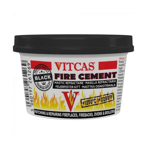 Vitcas Fire Cement - 500g - Black - BLACK-500G