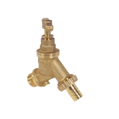 Brass - Hose Union Bib with Double Check Valve - 3/4" - WRAS Approved