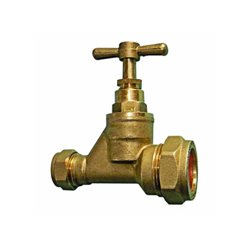 Brass - Poly Stopcock - BS1010 - 25mm x 25mm - WRAS Approved