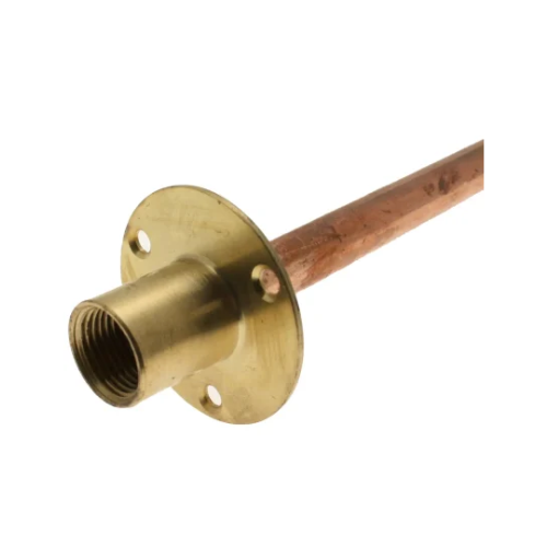 Hose Union 1/2" Backplate with 600mm Copper Tail