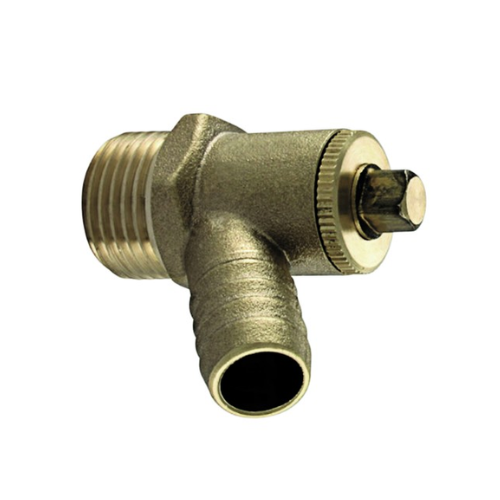 DZR Brass - Drain Off Cock - Type A - BS2879 - 1/2" - WRAS Approved