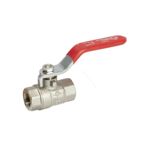 Lever Ball Valve - Red Handle - 1/4" - WRAS Approved
