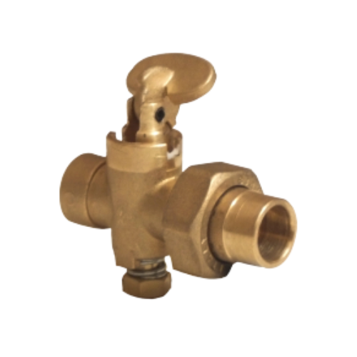 Drop Fan Union - Gas Cock - Capillary - 15mm