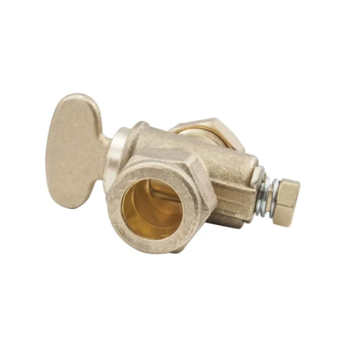 Plug Type Rigid Fan - Gas Cock - Compression - 22mm