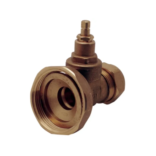 Brass - Gate Type Pump Valve - 28mm