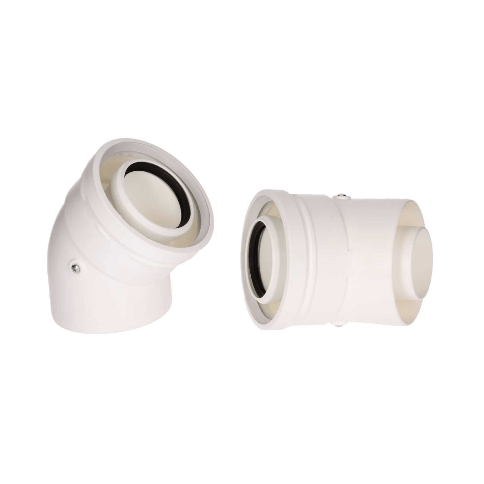 Vokera 45 Degree Flue Bends - Pair - 20132058