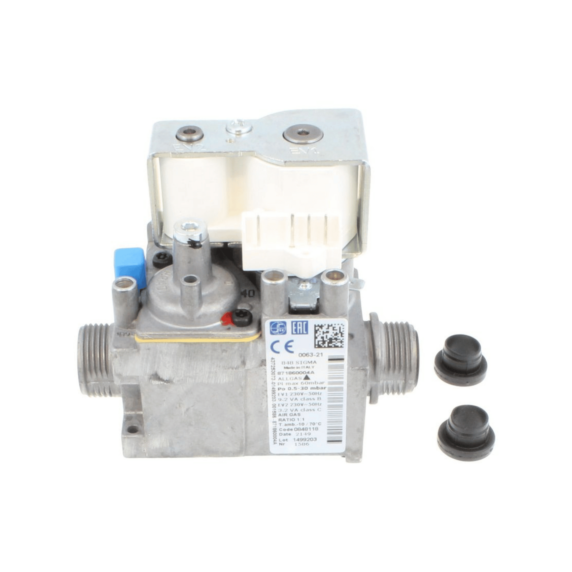 Worcester Bosch Gas Valve - 848 Sigma Rohs Compliant - 871860004A0